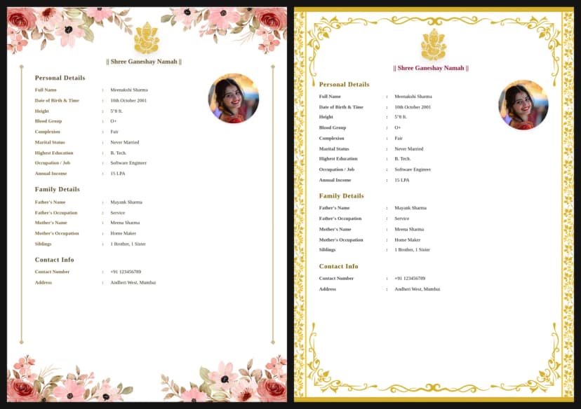 Biodata for Marriage: Complete Guide